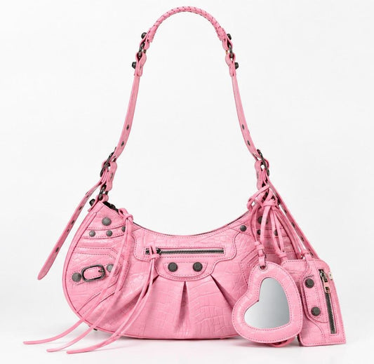 Pink balenciaga hand bag