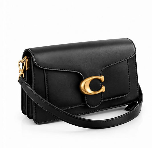 Coach black hand bag