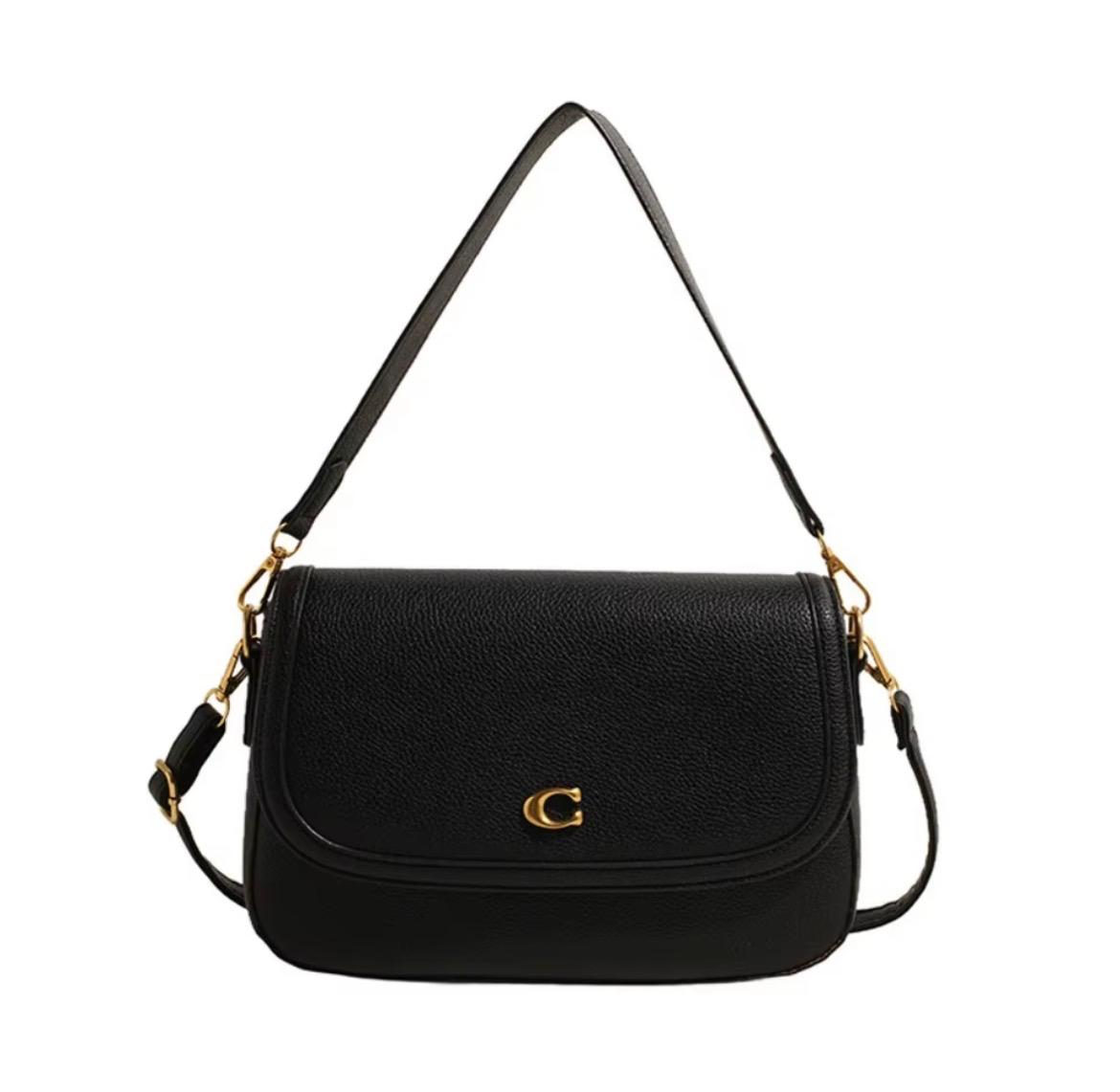 Coach black hand bag