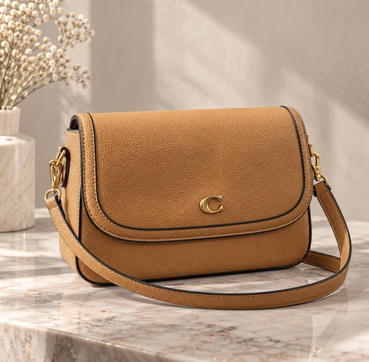 Coach brown hand bag