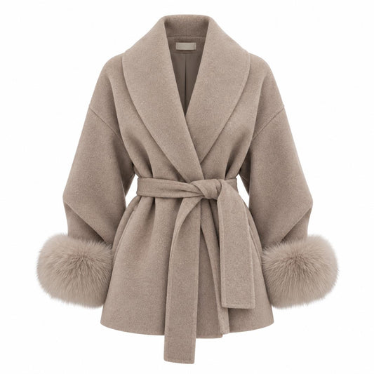 Elegant wool coats for women winter
