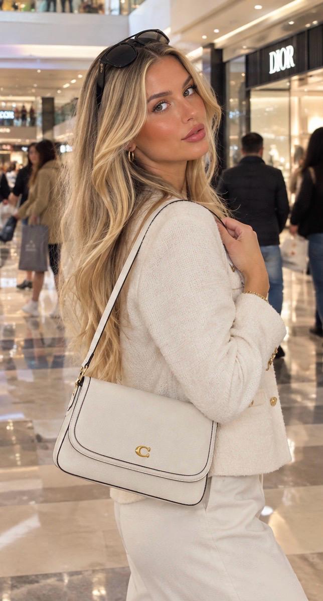 White Coach hand bag